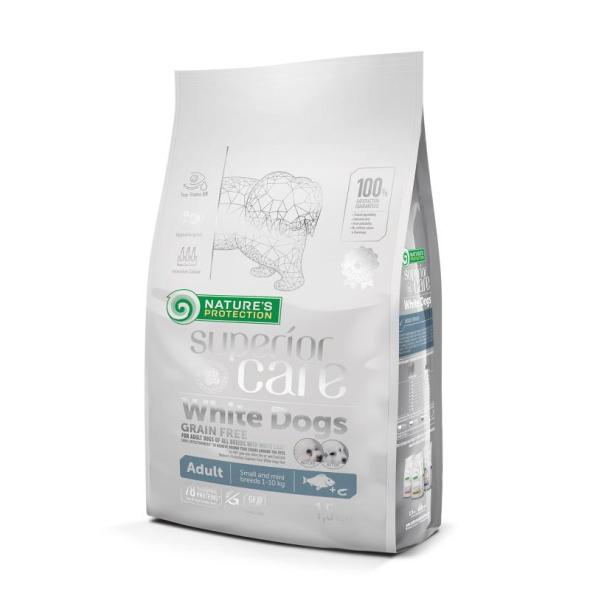 Nature's Protection White Dogs white fish food